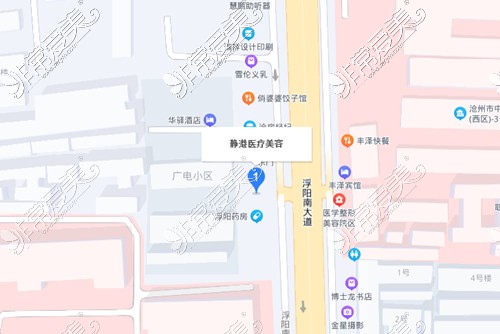 沧州静港医疗美容百度地图