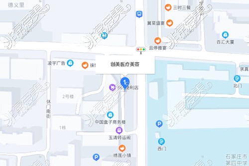 石家庄创美医疗美容百度地图