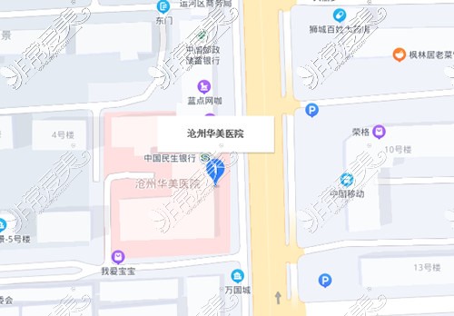 沧州华美整形百度地图