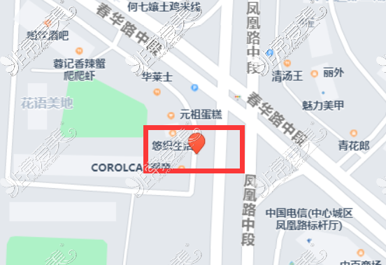 乐山达芬奇医疗美容地图