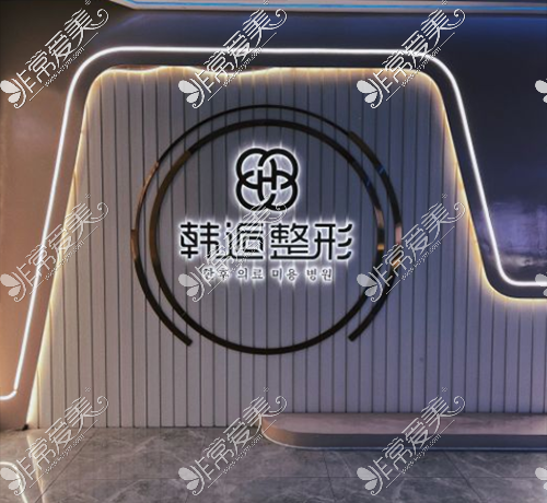 湛江韓逅整形LOGO墻