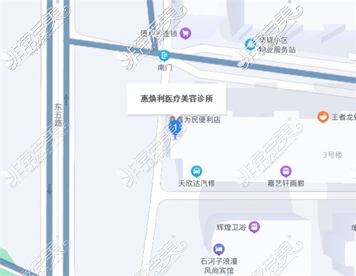 石河子市惠焕利整形示意图