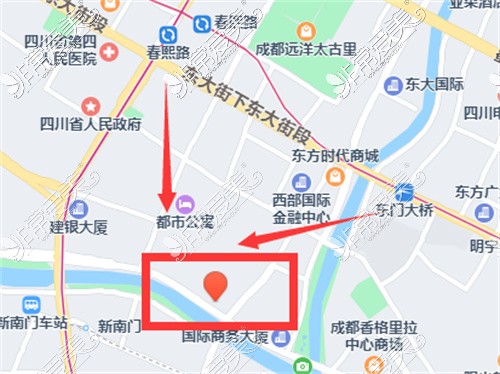 成都思邁口腔地圖