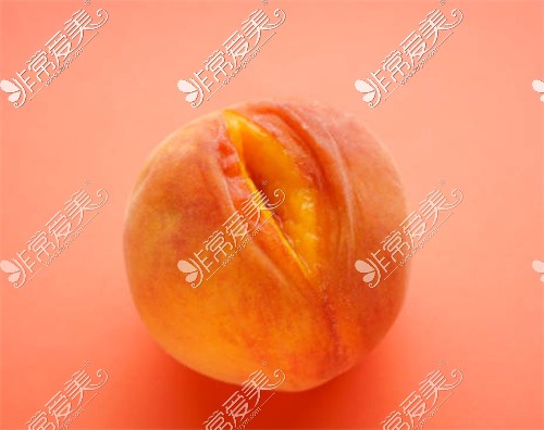 粉嫩的桃子示意图