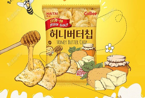 韩国海太蜂蜜黄油薯片