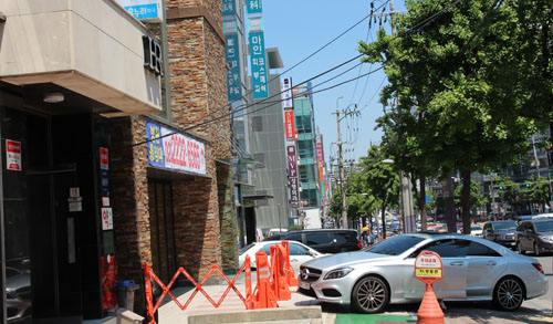 韩国整容一条街实拍