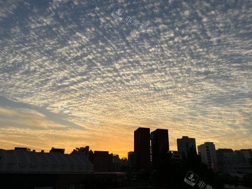 韓國落日照片