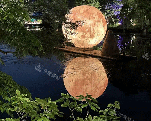 民俗村夜景照片