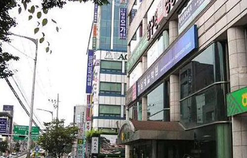 韩国整形医院街景
