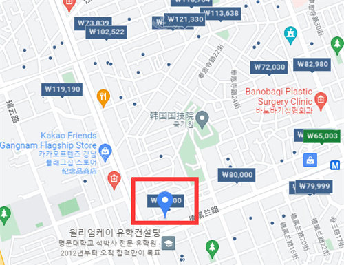 韩国cooki整形医院地图