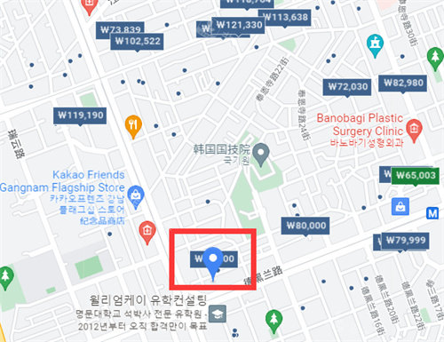 韓國cooki整形醫(yī)院地圖 韓國cooki整形醫(yī)院地圖