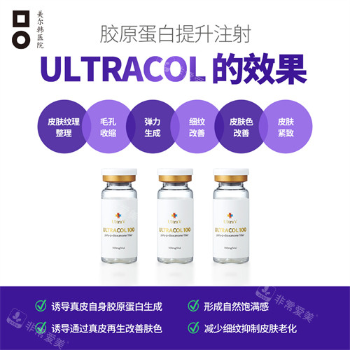 胶原蛋白提升注射ULTRACOL的成效展示