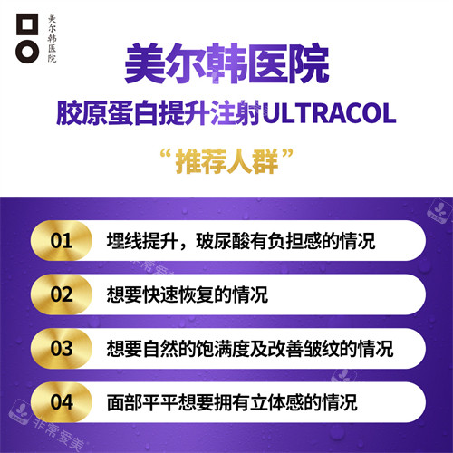 胶原蛋白提升注射ULTRACOL适合人群