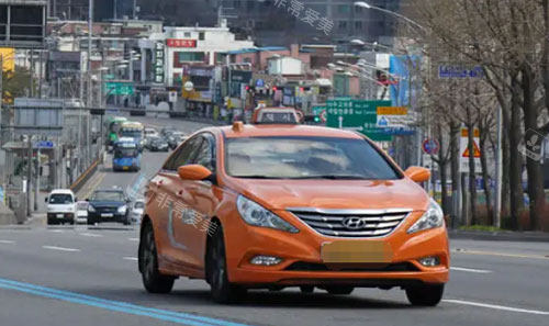 韓國出租車圖片