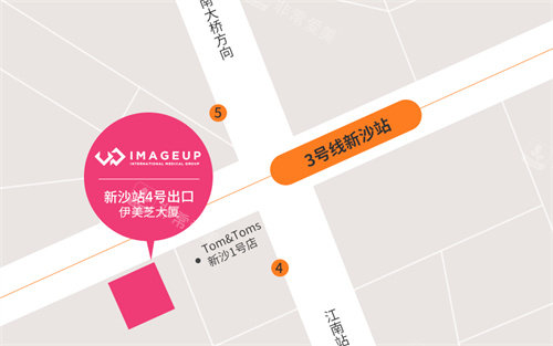 韓國(guó)伊美芝整形地理位置展示圖 韓國(guó)伊美芝整形地理位置展示圖