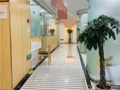 重庆德贝口腔走廊环境图 重庆德贝口腔走廊环境图