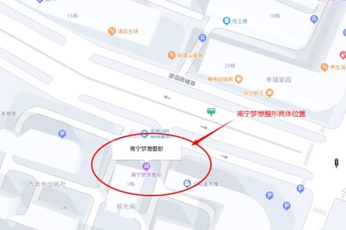 南宁梦想整形位置图