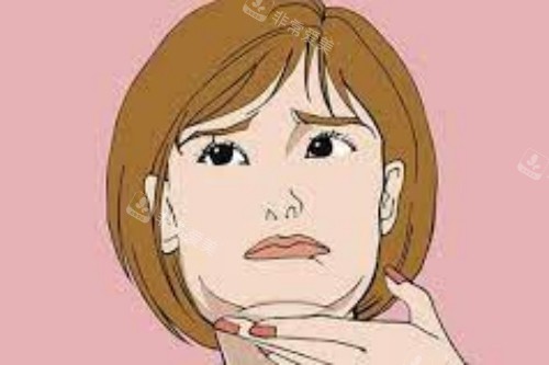 面部拉皮手術(shù)卡通宣傳圖