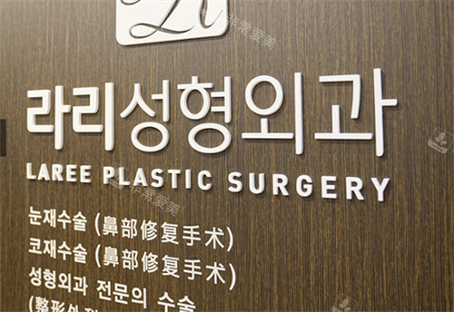 韓國來麗larre整形logo墻 韓國來麗larre整形logo墻