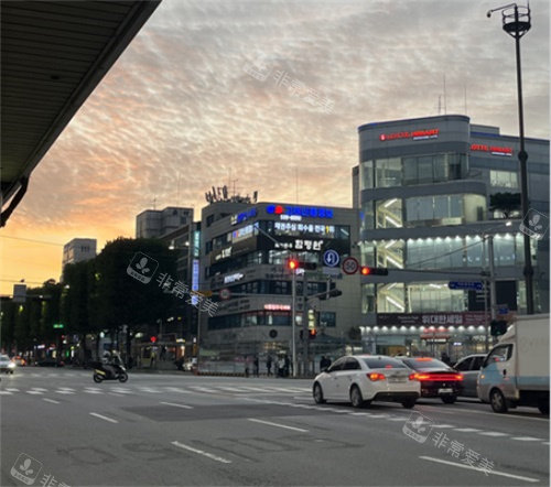 韩国街景图