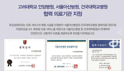 韓國特藝整形相關資質 韓國特藝整形相關資質