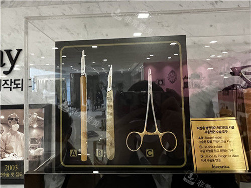 樸相薰手術(shù)刀具展示 樸相薰手術(shù)刀具展示