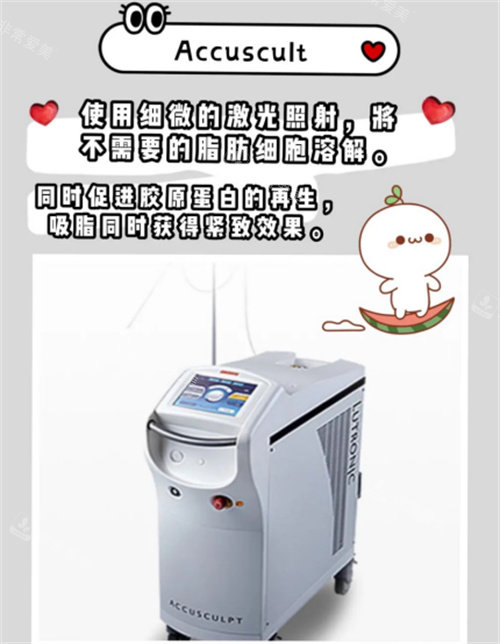 Accusculpt激光溶脂示意圖 Accusculpt激光溶脂示意圖