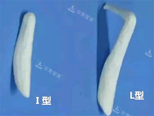 L型與I型假體參考圖 L型與I型假體參考圖