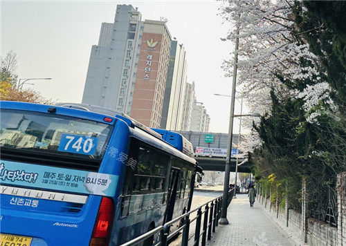 韩国街头景色照片