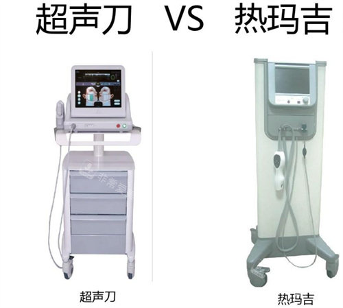 超聲的刀和熱瑪吉圖 超聲的刀和熱瑪吉圖