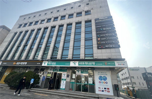 韩国整形医院街景图