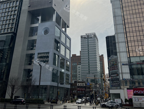 韩国江南大道街景图