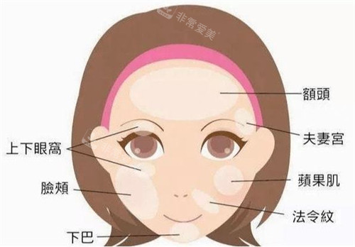 臉部可填充位置圖片 臉部可填充位置圖片