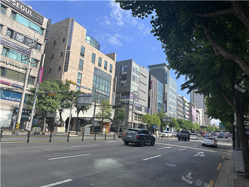 韩国街头马路照片