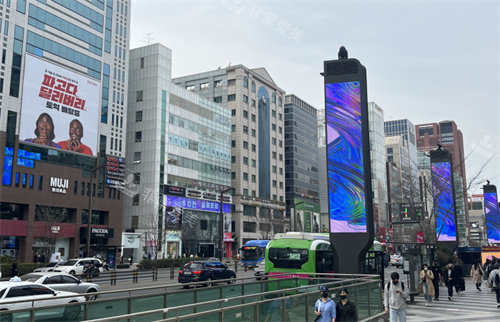 韩国江南大道街景