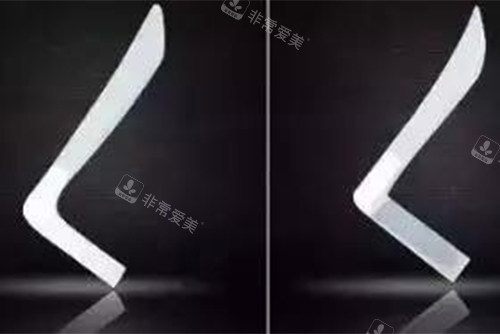 隆鼻二段式假体和三段式假体