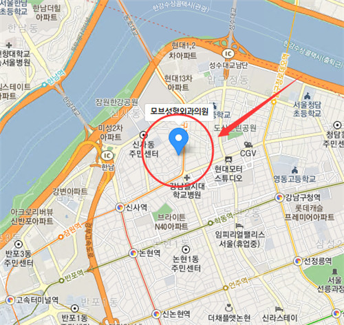 Mauve整形外科地理位置展示 Mauve整形外科地理位置展示