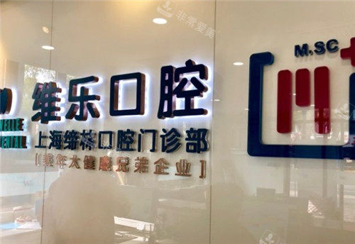 上海维乐口腔logo墙