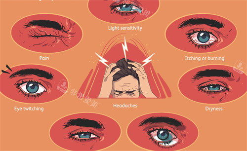 得了干眼症的烦恼图解