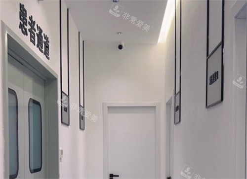石家庄创美医疗美容患者通道入口环境图
