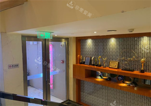 濟南藝星整形榮譽墻環(huán)境圖