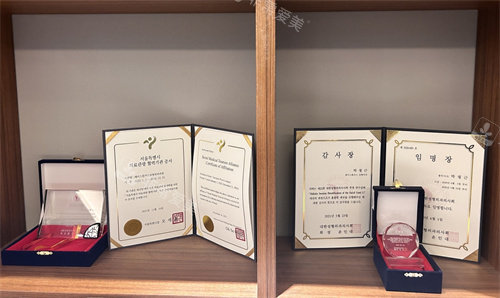 樸政槿醫(yī)生獎(jiǎng)項(xiàng)展示 樸政槿醫(yī)生獎(jiǎng)項(xiàng)展示