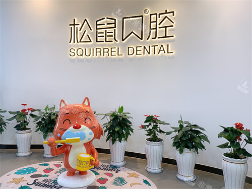 昆明松鼠口腔LOGO墙