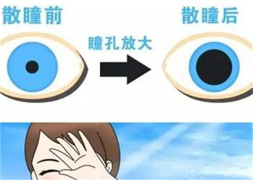 散瞳会造成的影响图解