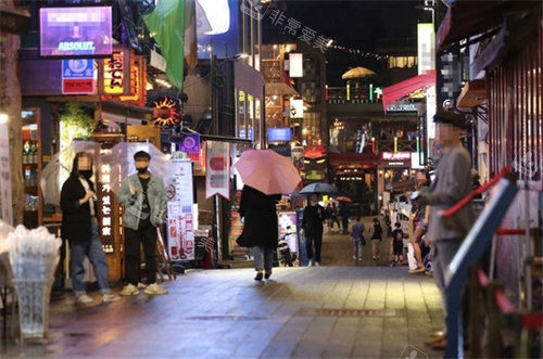 韓國梨泰院街景 韓國梨泰院街景
