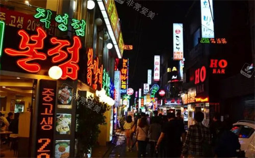 韓國夜晚街景 韓國夜晚街景