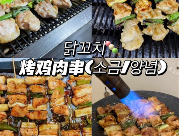 韩国烤鸡肉串