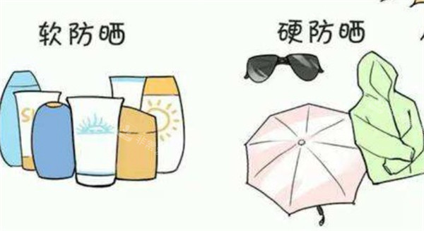 軟防曬與硬防曬類別圖解 軟防曬與硬防曬類別圖解