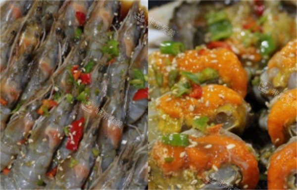 韩国酱蟹、酱虾美食图