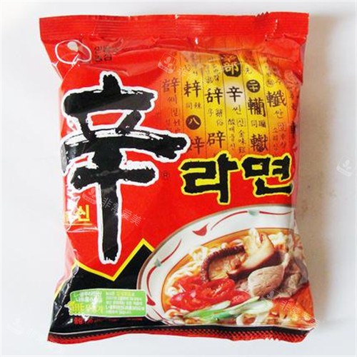 韩国辛拉面的包装